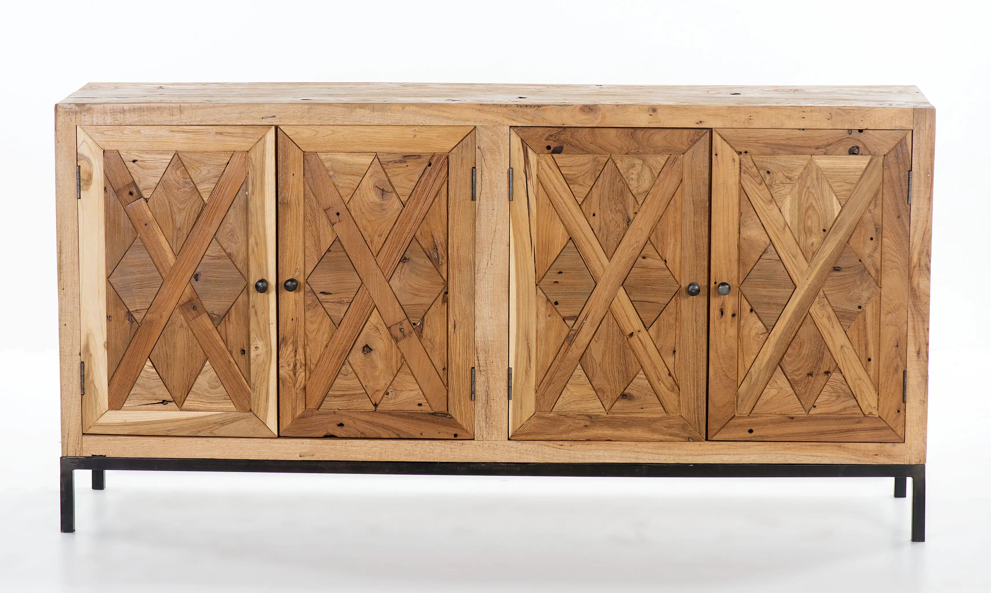 Parket Collection's Wooden Sideboard / Buffet with 4 Doors - popular handicrafts